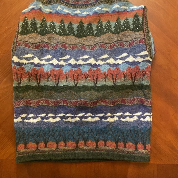 Icelandic Wool Sweater XL Woodland - Picture 2 of 8